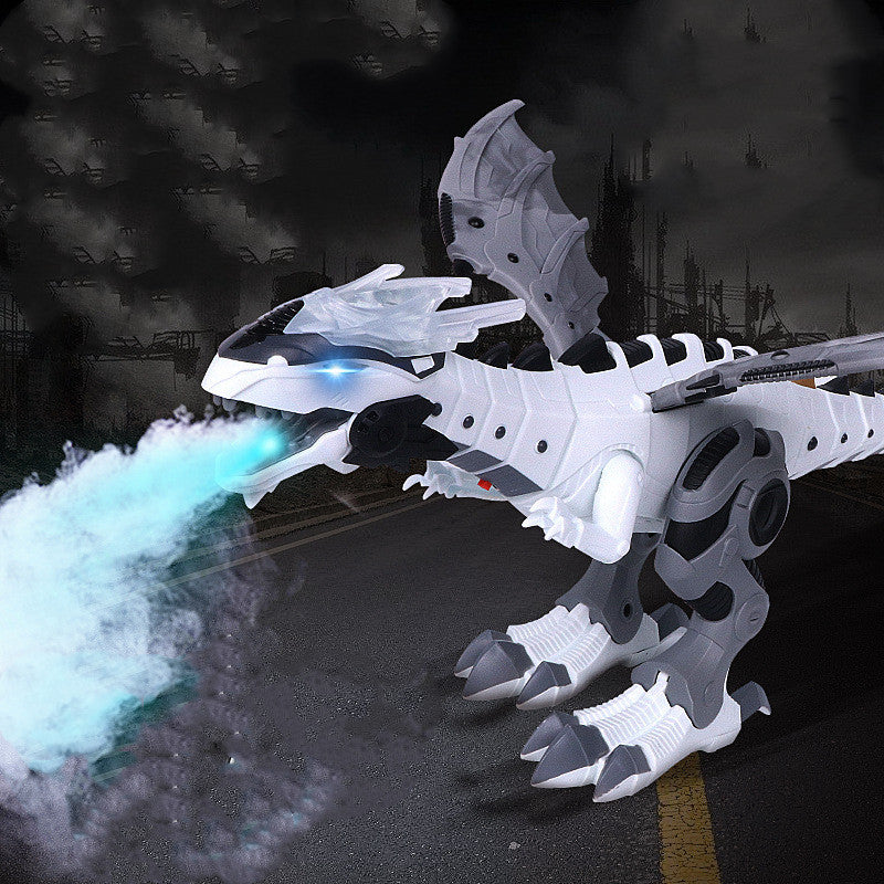 Walking Dragon Toy Fire Breathing Water Spray Dinosaur Electric dragon: Super large imitation Tyrannosaurus Rex, forward, light, sound, swing, spray