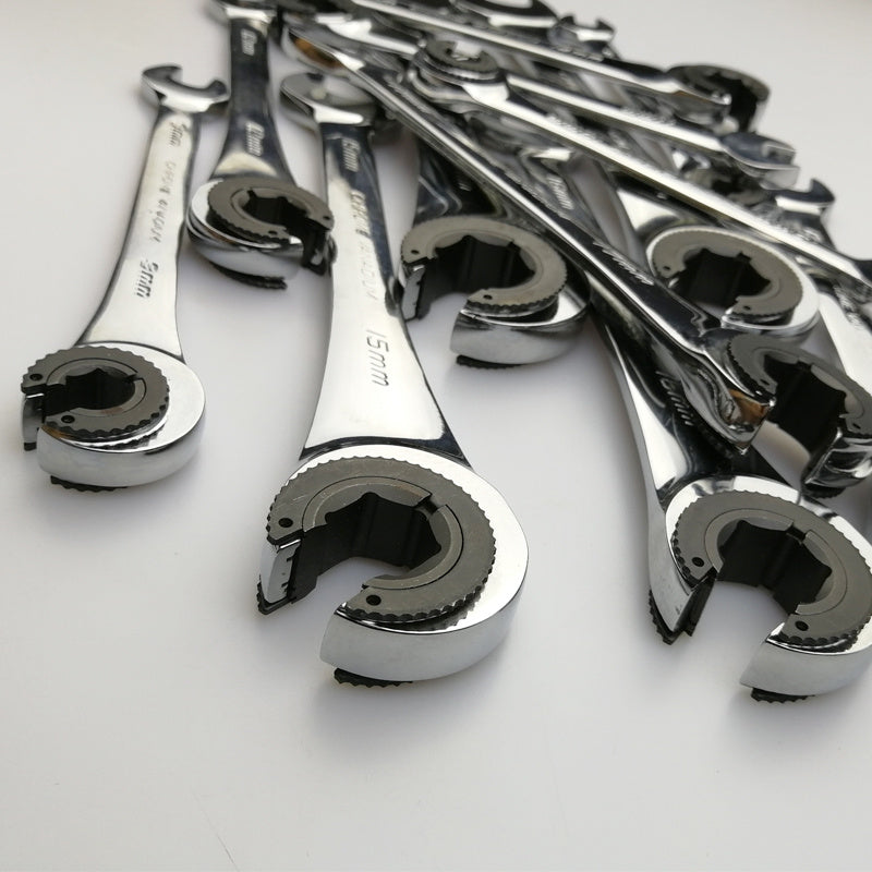 Oil pipe ratchet wrench Tubing Ratchet Wrench can be used in more demanding environments, with quick adjustment and convenient & labor-saving.