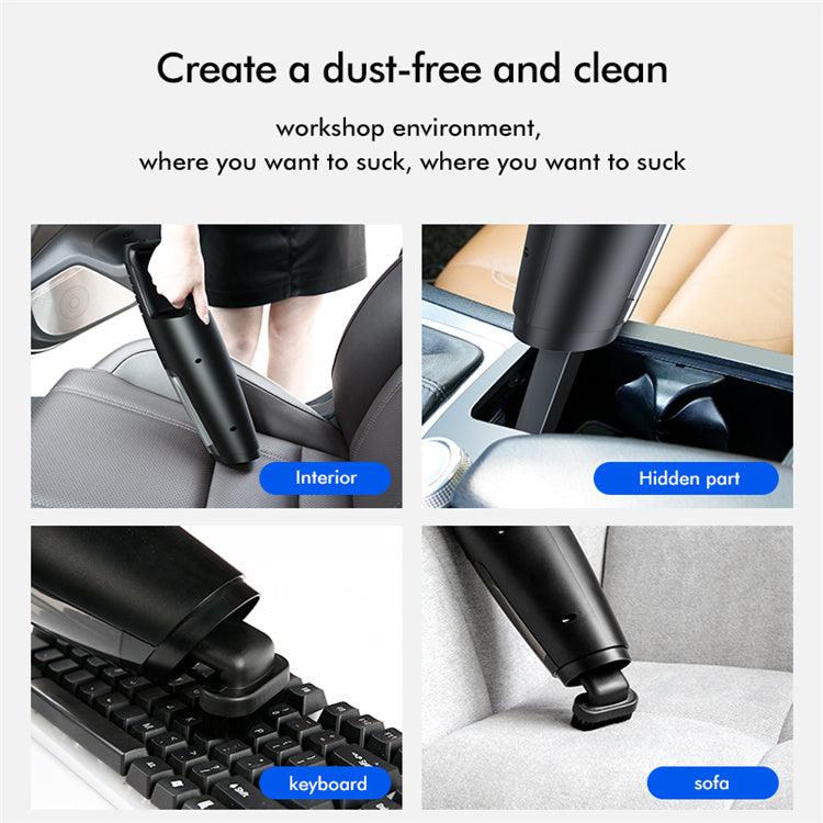 Portable handheld cordless High Suction Car Vacuum Cleaner For Car Wet And Dry dual-use Vacuum Cleaner