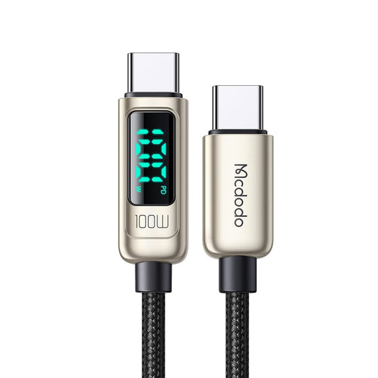 USB C to USB C Cable 4Ft Type C Charger Fast Charging Cable 100W with LED Display C Type Fast Charging Cable Nylon Braided USB-C Cord