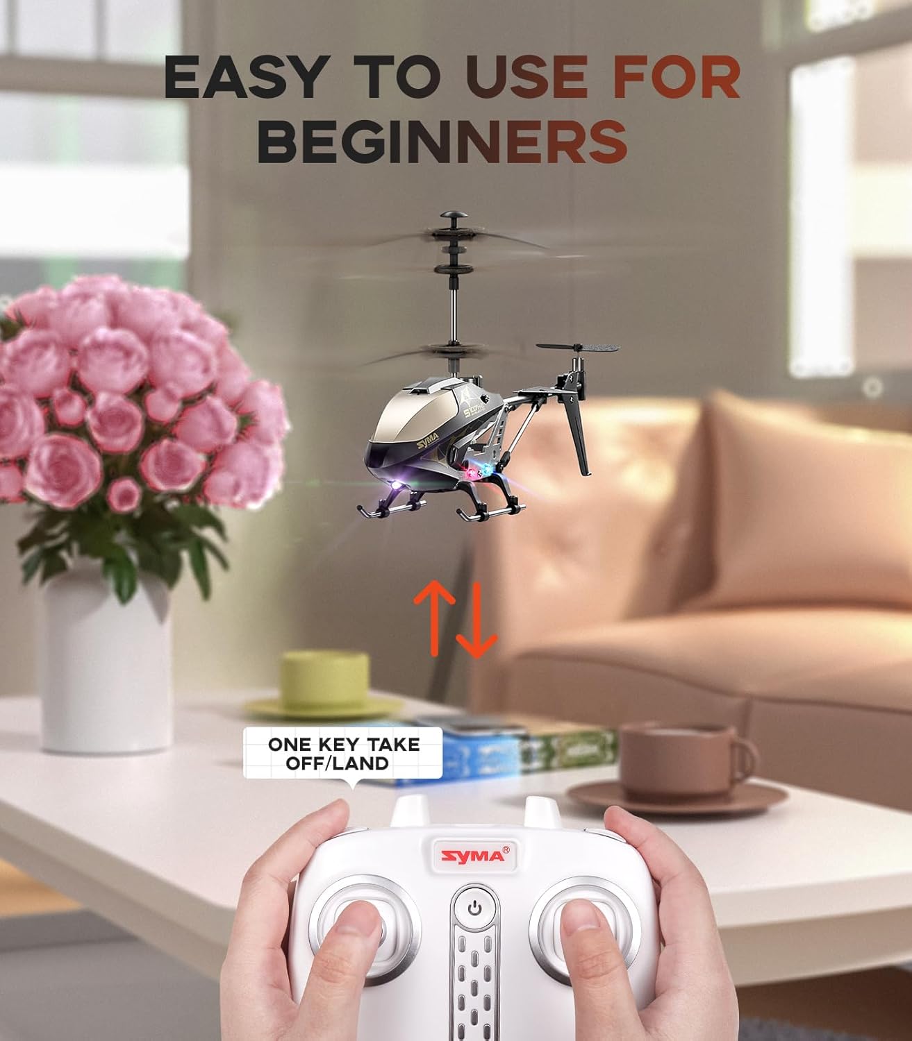 "Altitude Hold RC Helicopter: Perfect Gift for Kids and Adults 