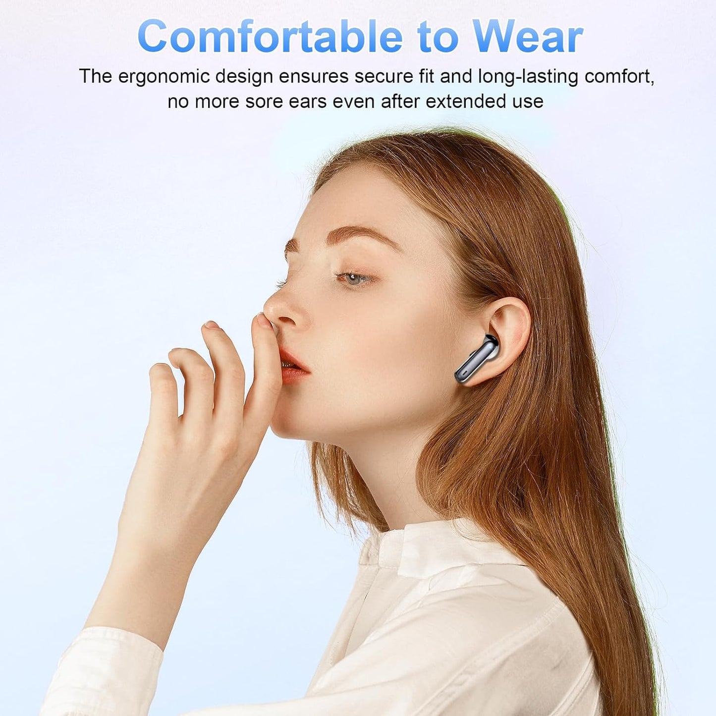 "Premium Wireless Earbuds with Deep Bass, Noise Cancelling Mic, and 40H Playtime"