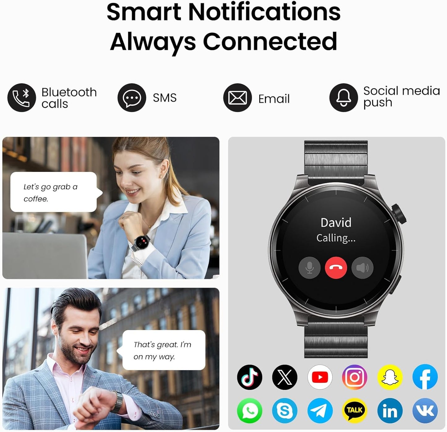 Stay connected and stay active with the S5 Smart Watch! 🌟 Make calls, track your fitness goals, and monitor your health all in one sleek device. 💪🏼📞 #SmartWatch #FitnessTracker