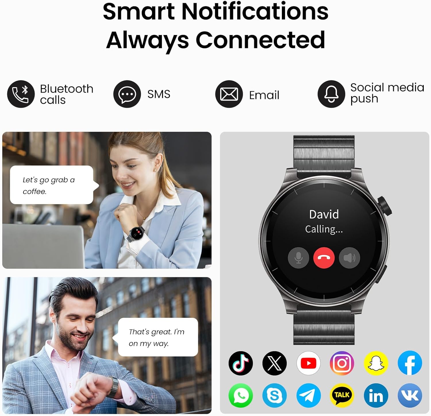 Stay connected and stay active with the S5 Smart Watch! 🌟 Make calls, track your fitness goals, and monitor your health all in one sleek device. 💪🏼📞 #SmartWatch #FitnessTracker