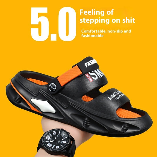 Men's Summer Casual Platform Slippers