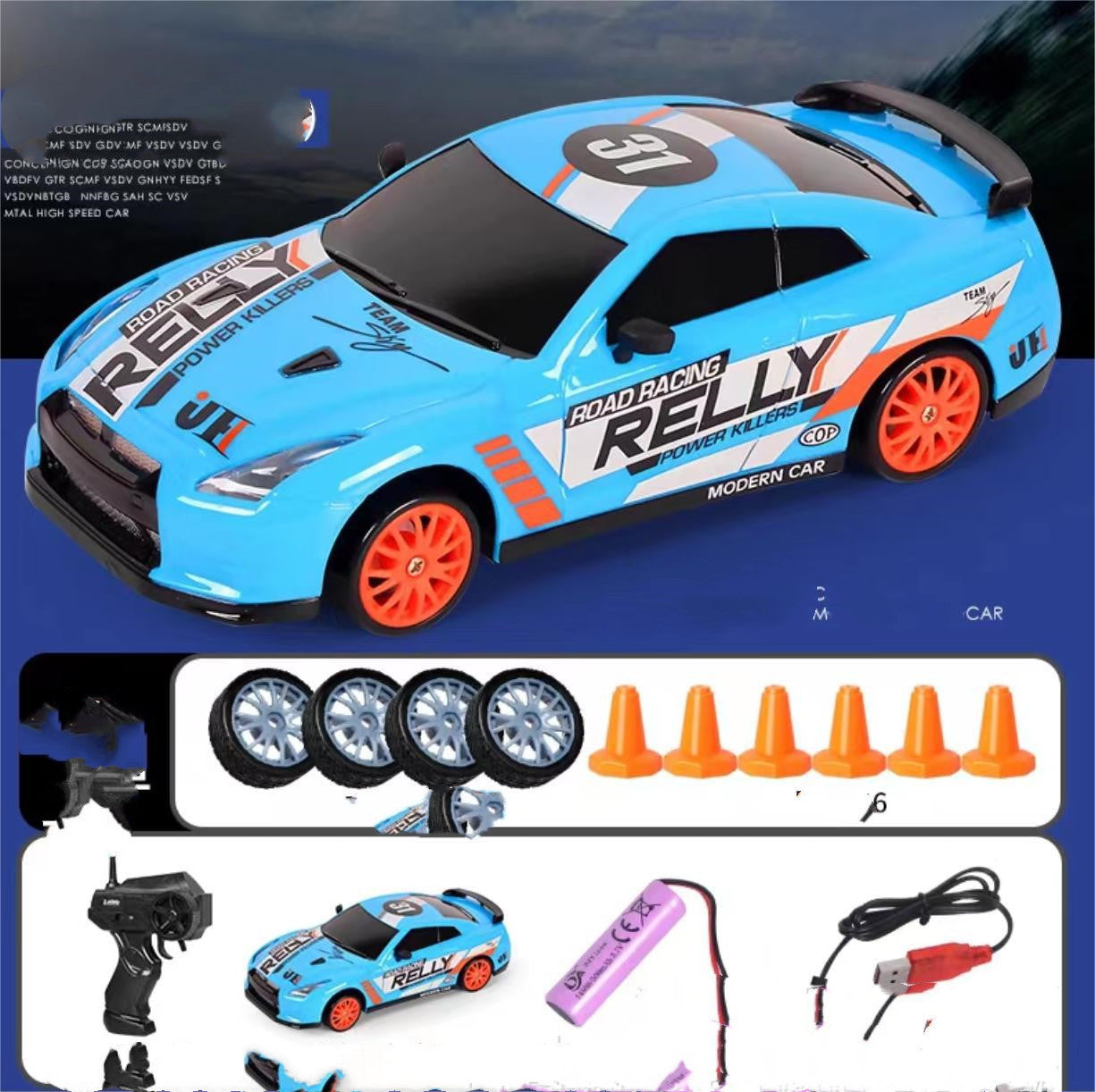 2.4G Drift Rc Car 4WD RC Drift Car Toy Remote Control GTR Model AE86 Vehicle Car RC Racing Car Toy