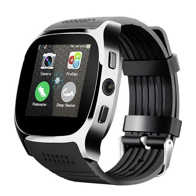 T8 Bluetooth Smart Watch with Camera Phone Mate SIM Card Pedometer Life Waterproof for Android Ios Smartwatch Android Smartwatch #010